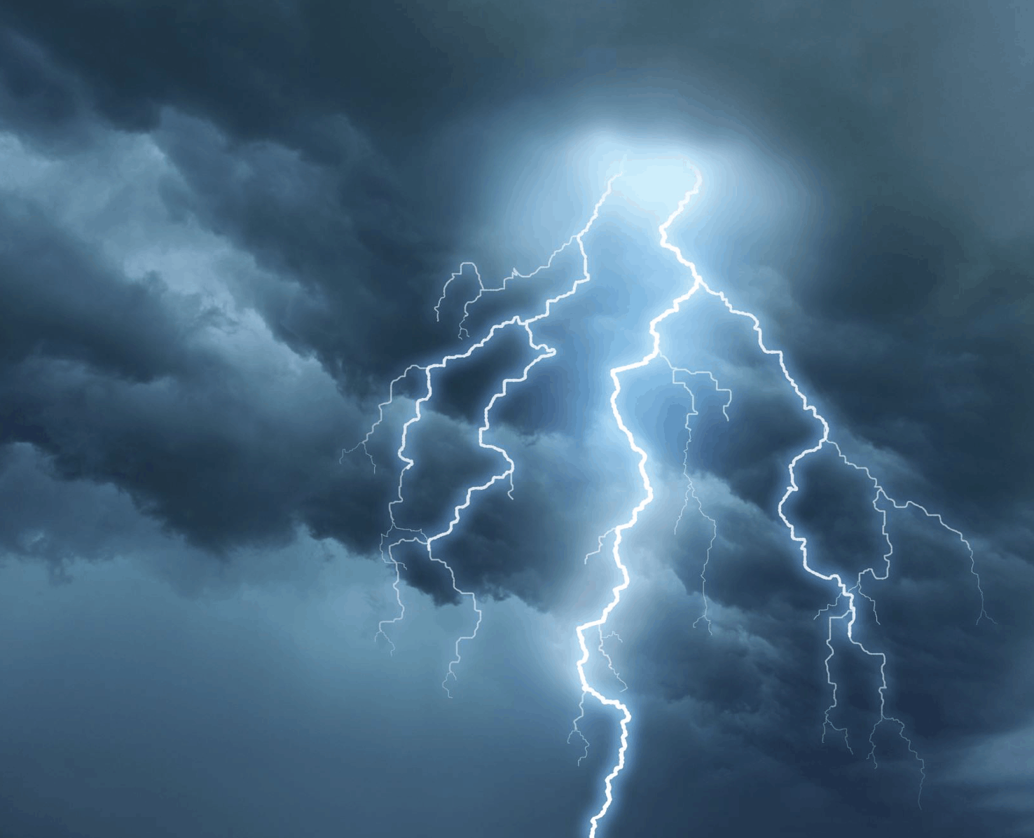 Lightning storm